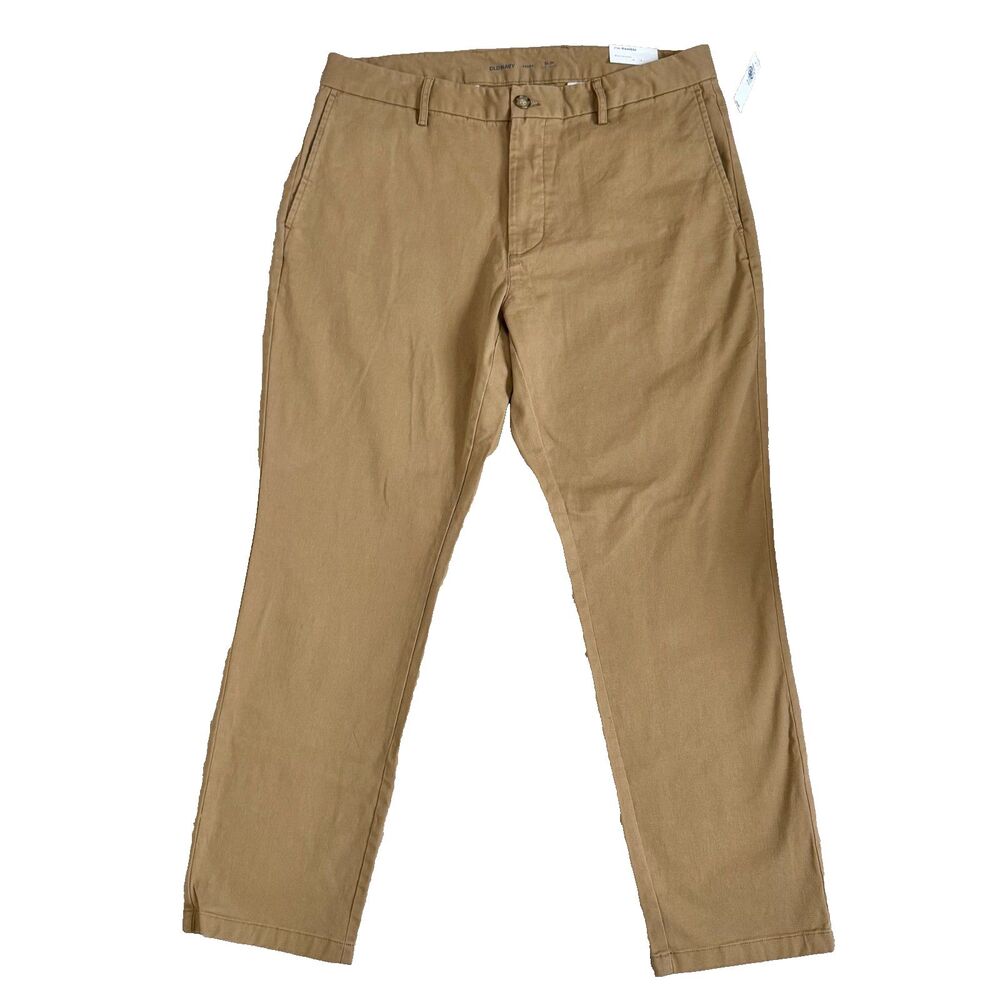 Old Navy Khaki Slim Fit Chino Pants NEW Men’s 36x30 Cotton Business Casual